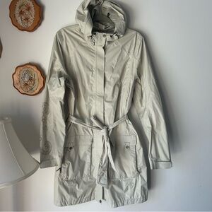 Lole Women's Trench Coat in Light Gray